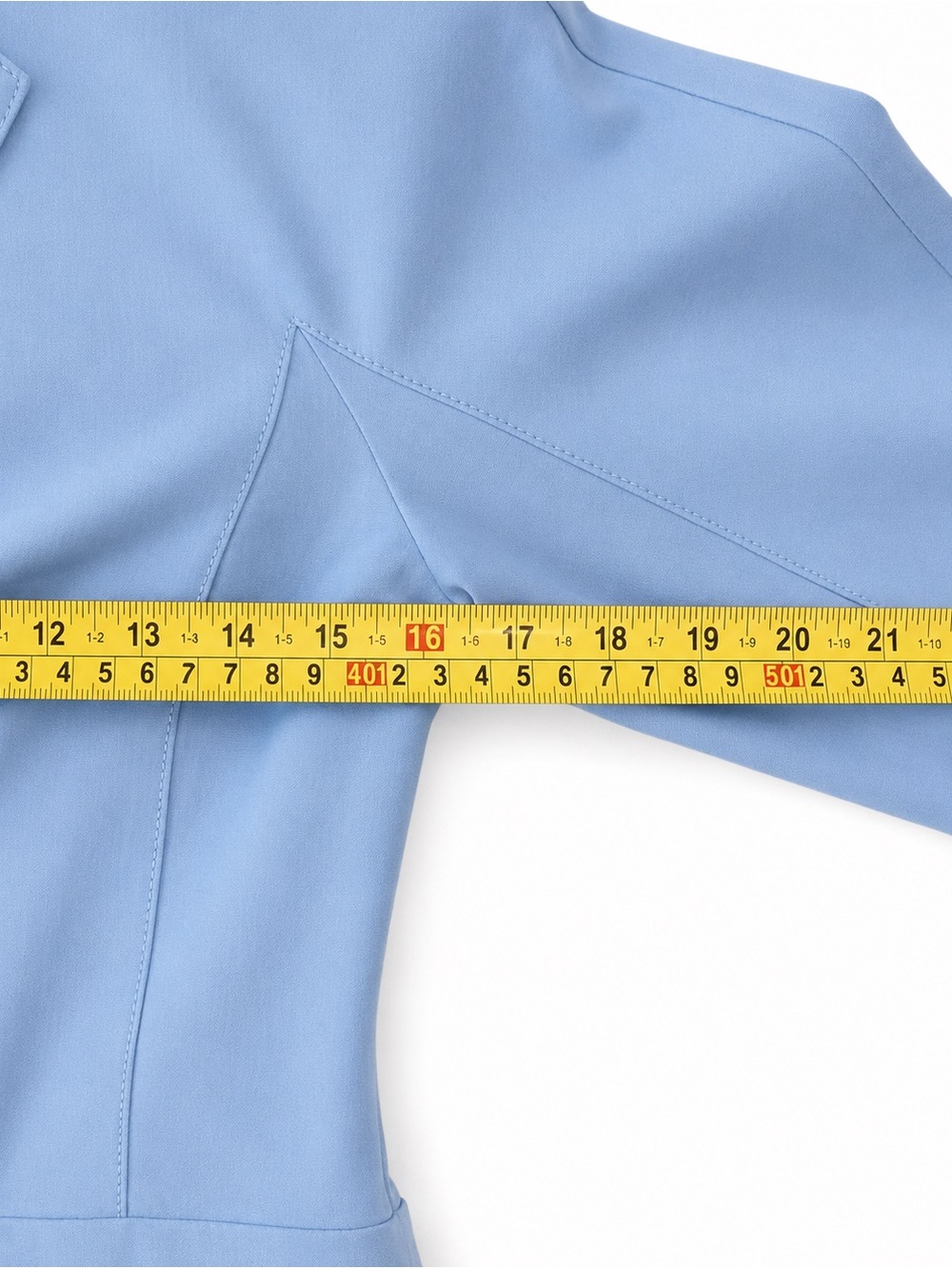 Worth New York |Powder Blue |Sheath Dress |Size 6 |Blazer Neckline - Picture 12 of 13